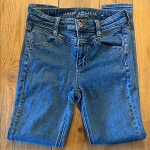 American Eagle Outfitters Women's Blue Skinny Jeans